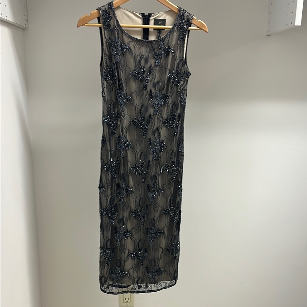 Elegant Black Sleeveless Dress Adrianna Papel